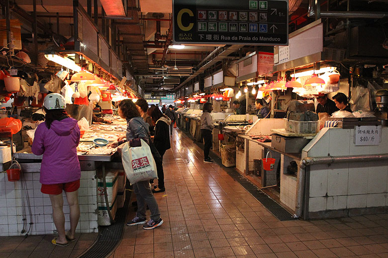 Макао, Экскурсия Храм А-Ма, Рынок Mercado Municipal de S. Lourenco (Macao, A-Ma Temple Route, Mercado Municipal de S. Lourenco)