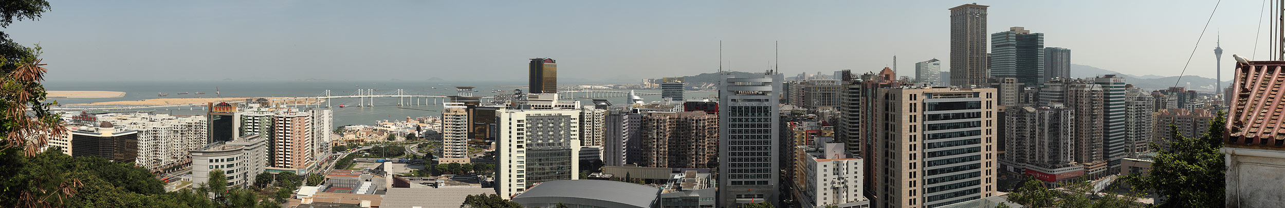 Макао, Экскурсия Холм Гия, Панорама с форта (Macao, Guia Hill Route, Panorama from the Fort)
