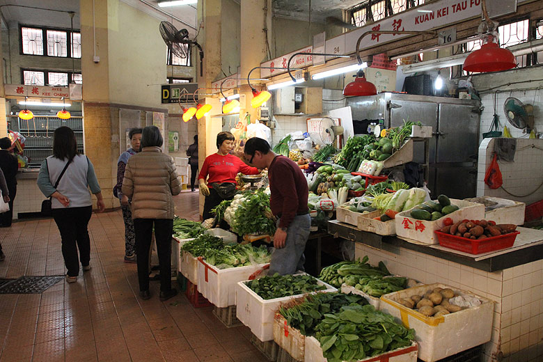 Макао, Экскурсия Холм Гия, Муниципальный рынок (Macao, Guia Hill Route, Mercado Municipal da Horta e Mitra)
