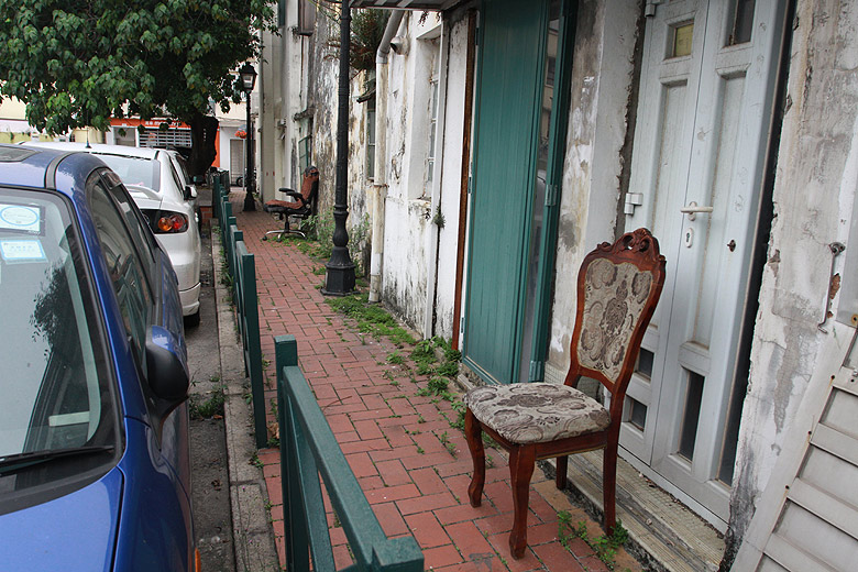 Макао, Экскурсия по Тайпе, Переулки вокруг улицы Кунья (Macao, Taipa Route, Around the Rua do Cunha)