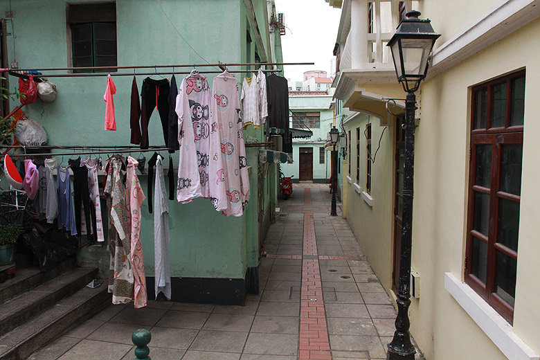 Макао, Экскурсия по Тайпе, Переулки вокруг улицы Кунья (Macao, Taipa Route, Around the Rua do Cunha)